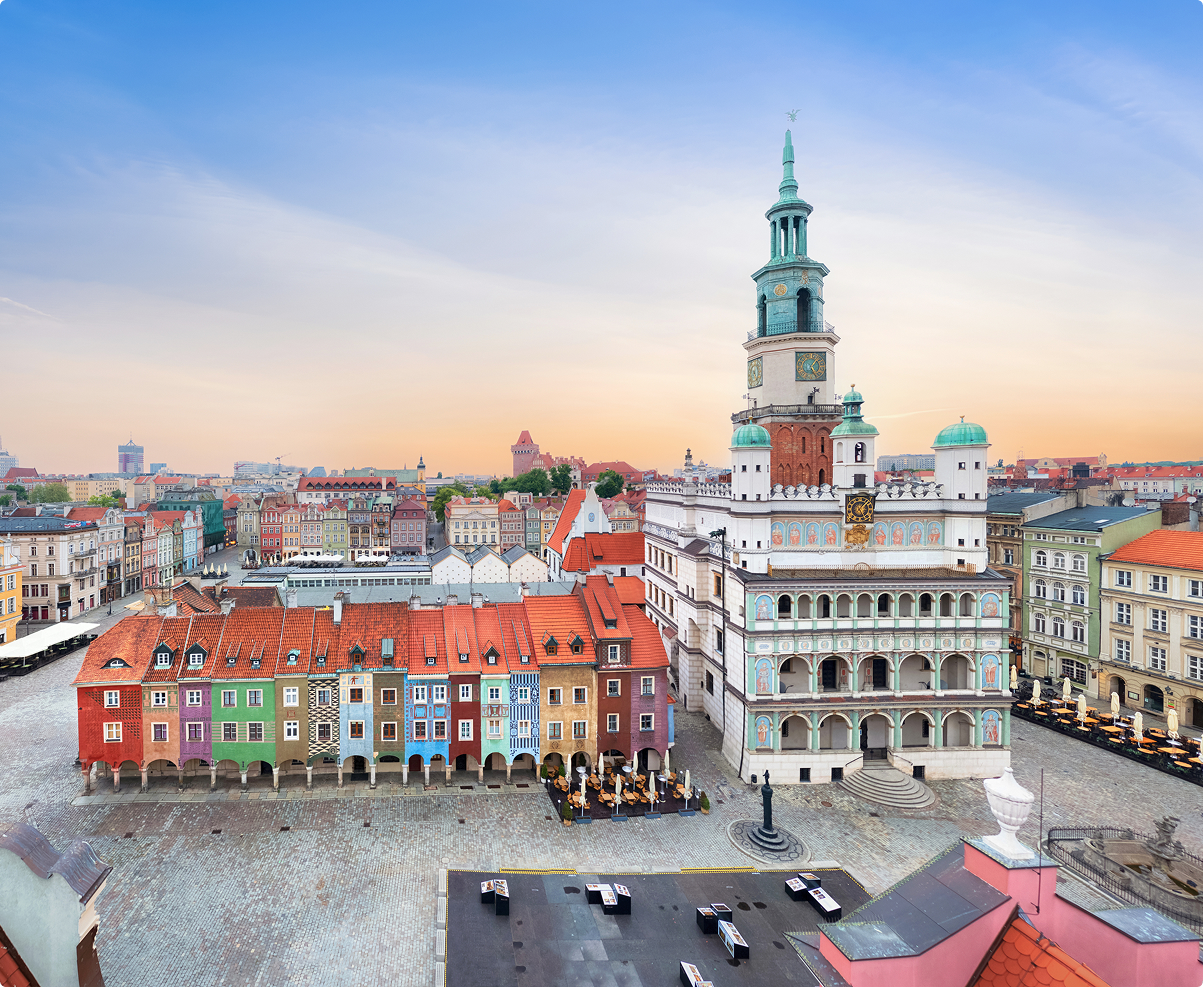 View of Poznań